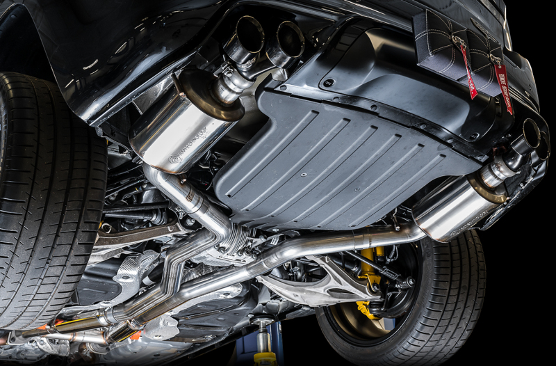 Jeep Grand Cherokee Trackhawk Performance Exhaust - AWE Tuning - Cat Back, Touring Edition, 3” Stainless Steel, Drone-Canceling 180 Technology - `20-`27